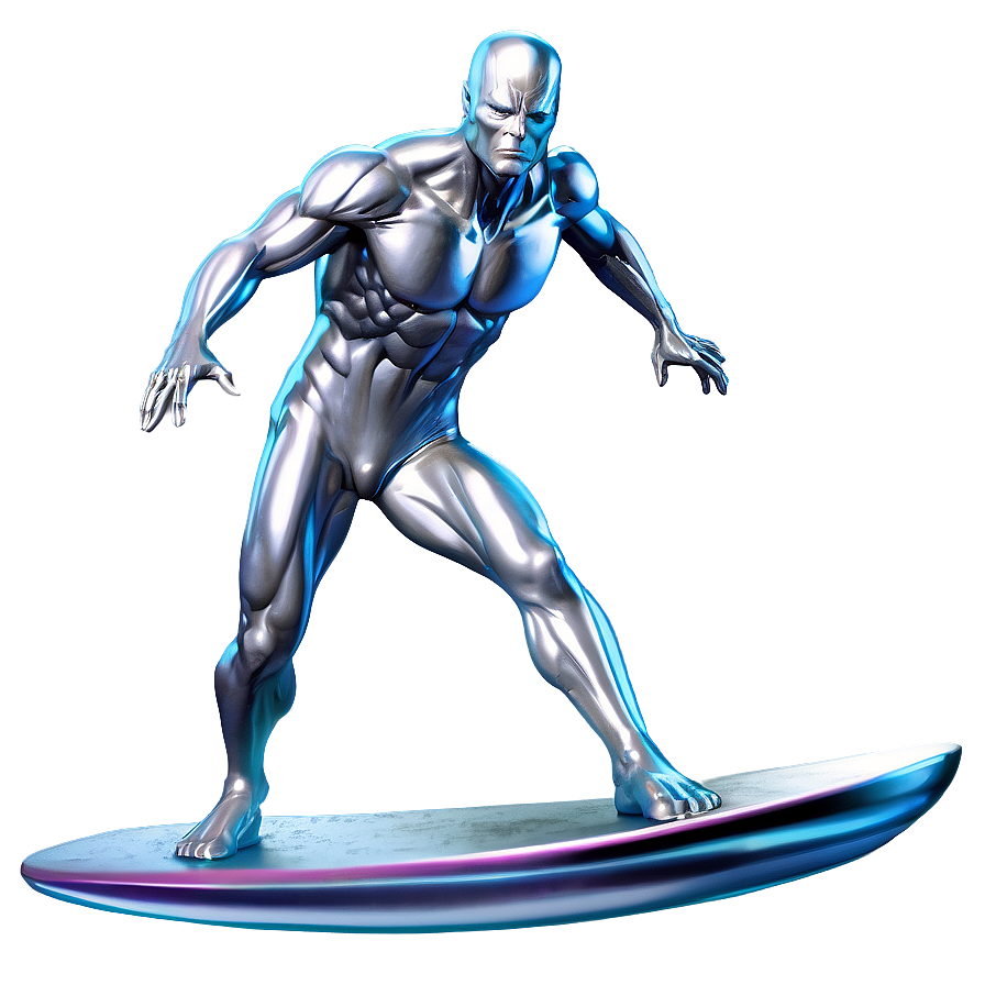 Silver Surfer Movie Concept Png Mqe PNG Image