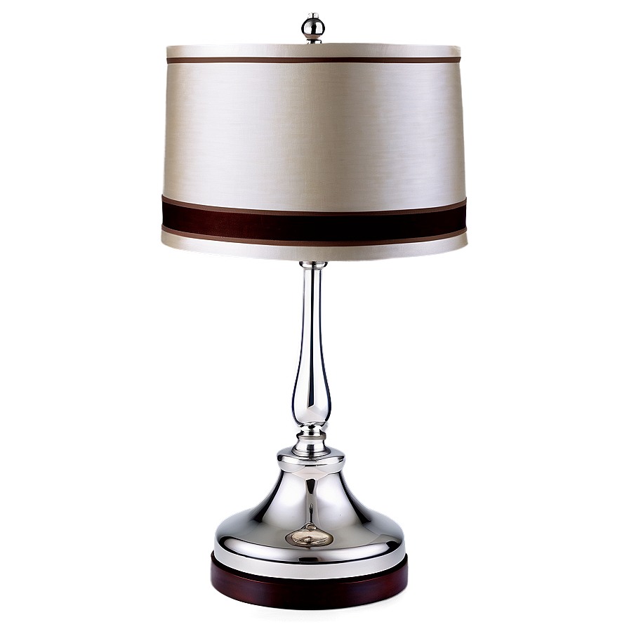Silver Table Lamp Png 06262024 PNG Image