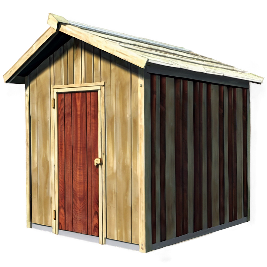 Simple Backyard Outhouse Png Tii PNG Image