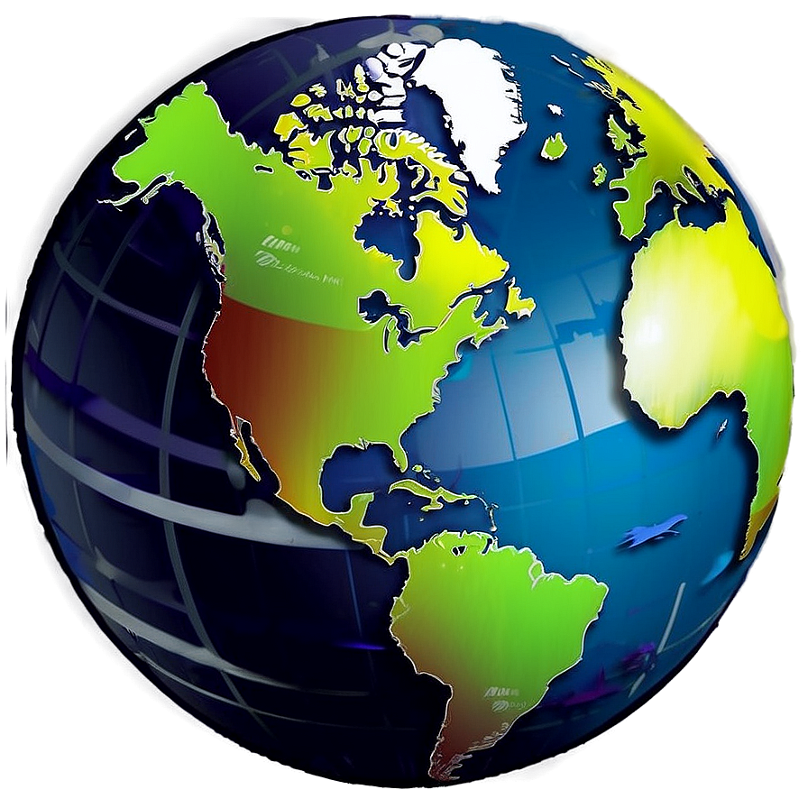 Simple Black And White Globe Graphic Png Fsp1 PNG Image