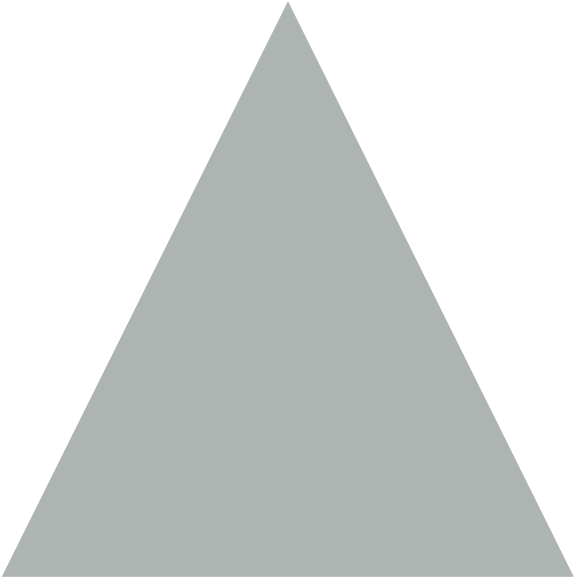 Simple Blue Triangle Graphic PNG Image