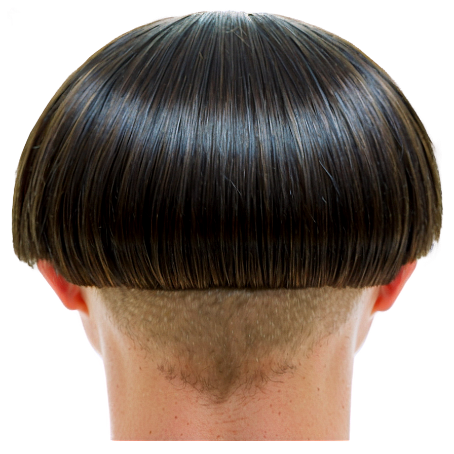 Simple Bowl Haircut Design Png Uan PNG Image