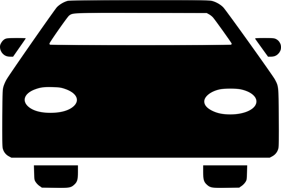 Simple Car Silhouette Graphic PNG Image