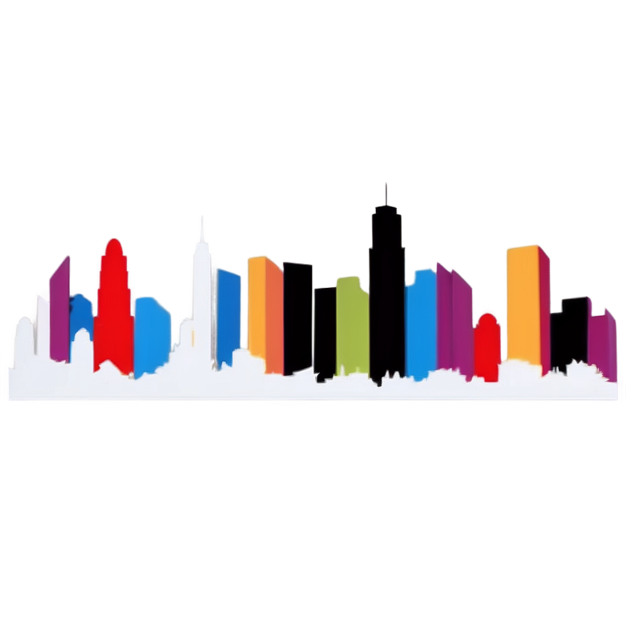 Simple City Skyline Png 06232024 PNG Image