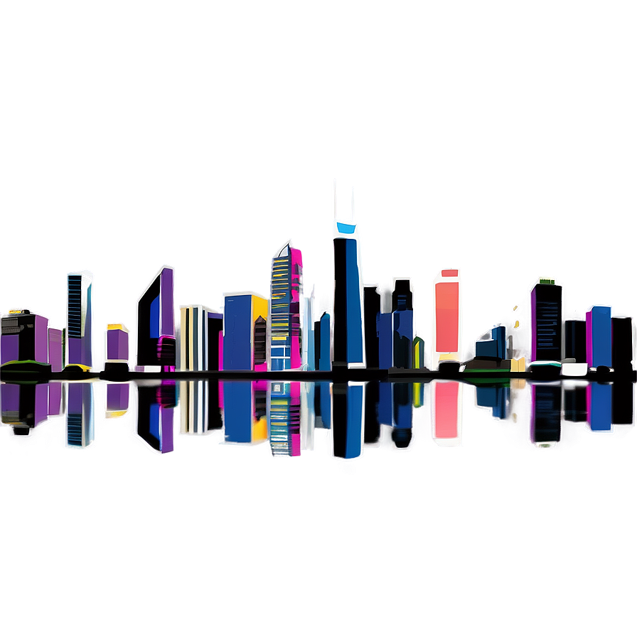 Simple City Skyline Png Xof9 PNG Image