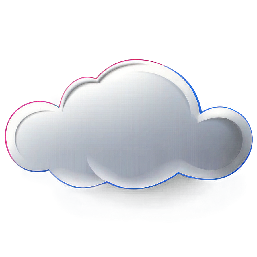 Simple Cloud Clipart Png 05252024 PNG Image