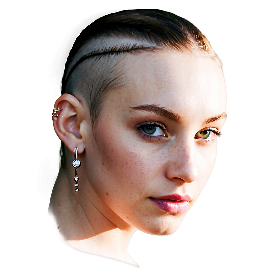 Simple Ear Piercing Aesthetic Png Wej92 PNG Image