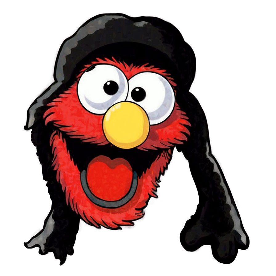 Simple Elmo Face Outline Png Pbw72 PNG Image