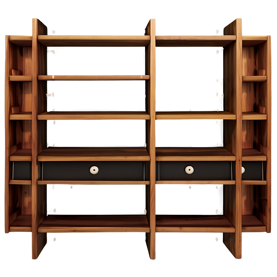 Simple Empty Bookshelf Png Nuk44 PNG Image