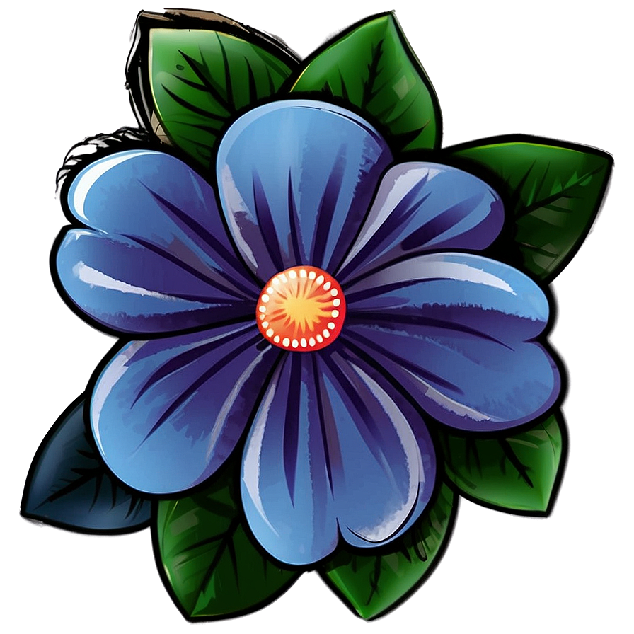 Simple Flower Illustration Png 57 PNG Image