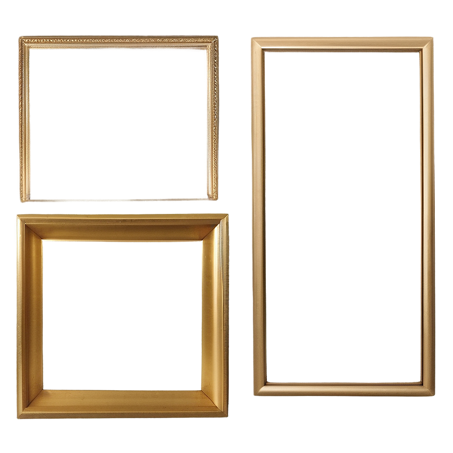 Simple Gold Frame Png 28 PNG Image