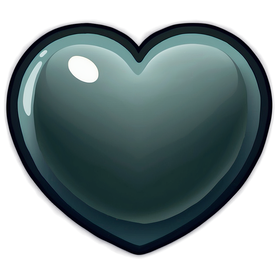 Simple Heart Emoji Transparent Illustration 3 PNG Image