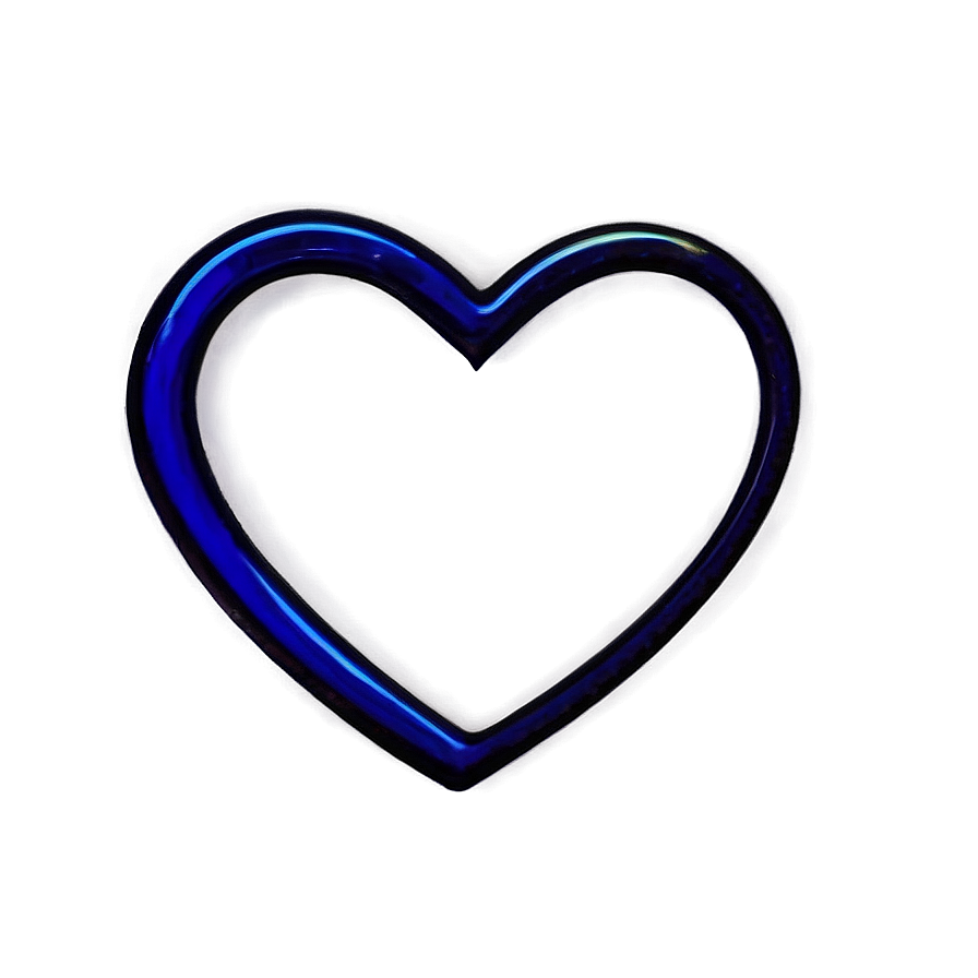 Simple Heart Outline Png Yfj PNG Image