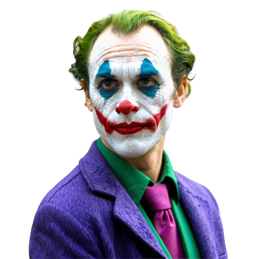 Simple Joker Makeup Png 06272024 PNG Image