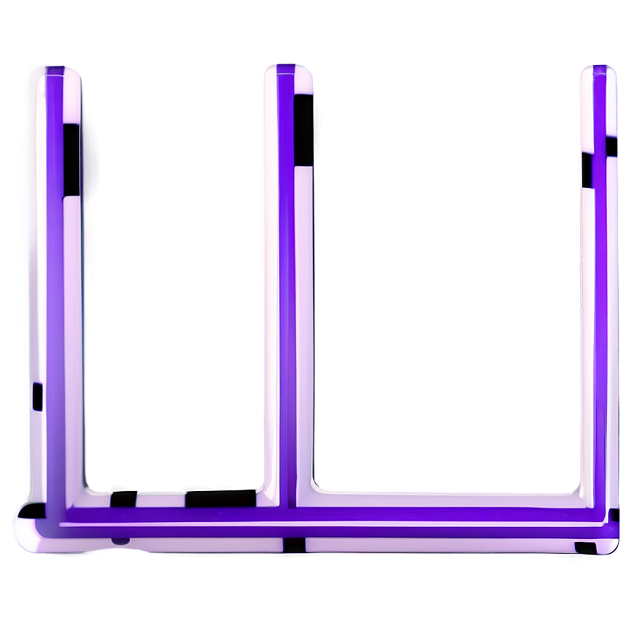 Simple Purple Line Border Png Hek PNG Image