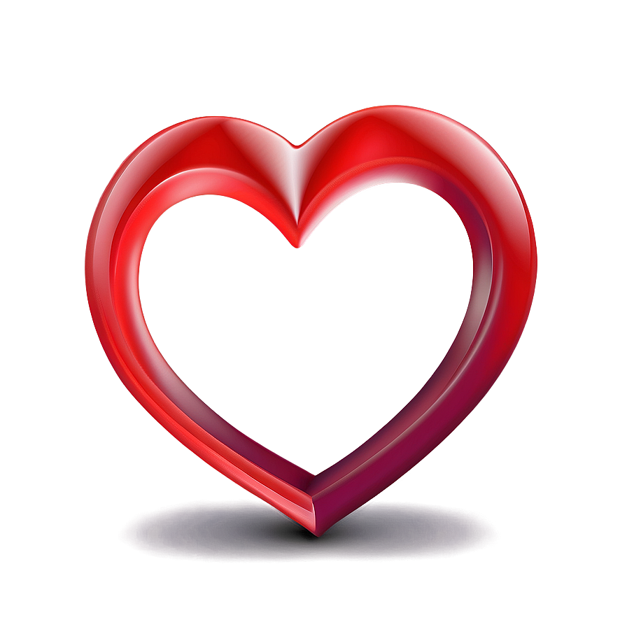 Simple Red Heart Png 35 PNG Image