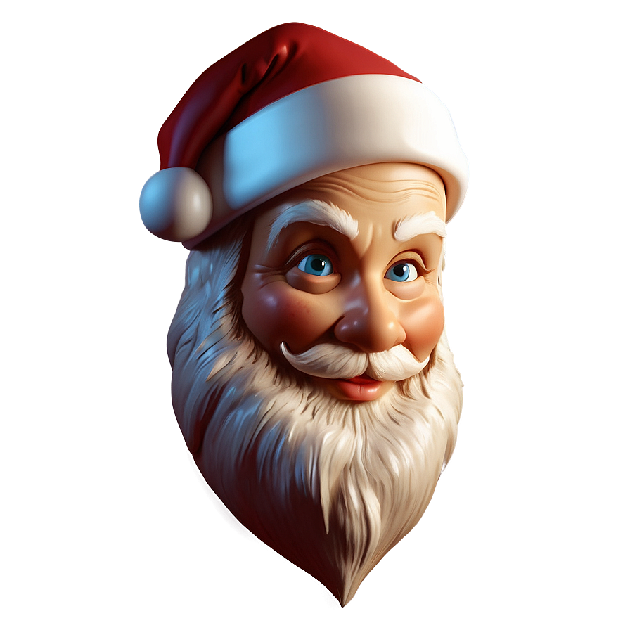 Simple Santa Face Png Dhk PNG Image