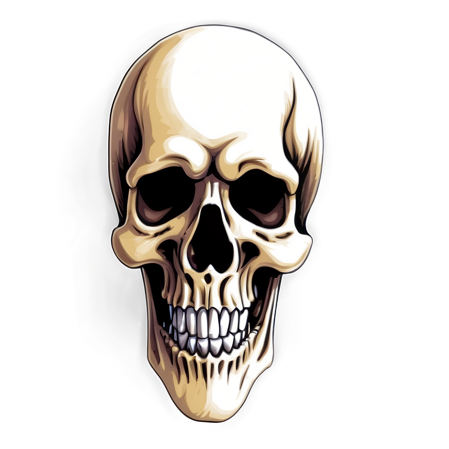 Simple Skull Logo Png Oem6 PNG Image