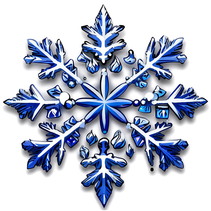 Simple Snowflake Vector Png 06282024 PNG Image