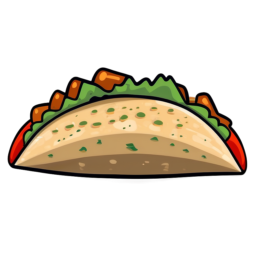 Simple Taco Clipart Png 06262024 PNG Image