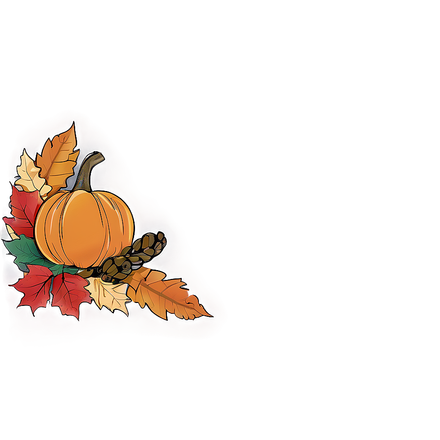 Simple Thanksgiving Border Png Jib PNG Image