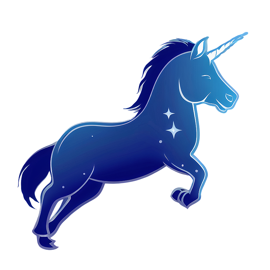 Simple Unicorn Silhouette Png 6 PNG Image