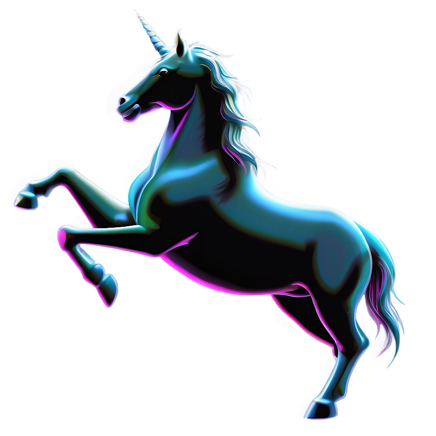 Simple Unicorn Silhouette Png Msv42 PNG Image