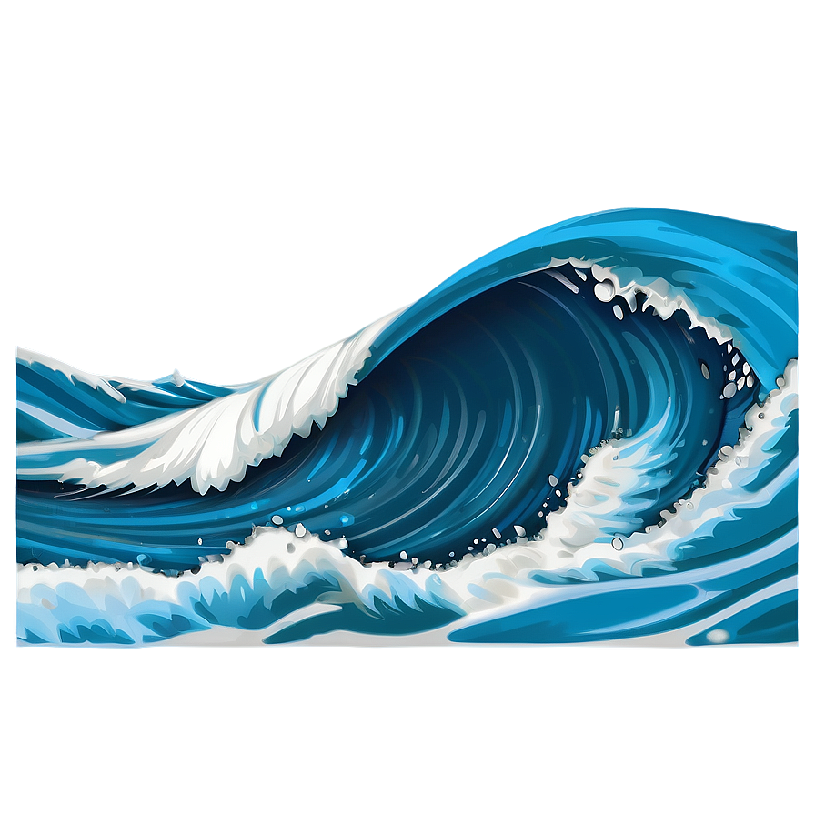 Simple Wave Emoji Png Ycw PNG Image