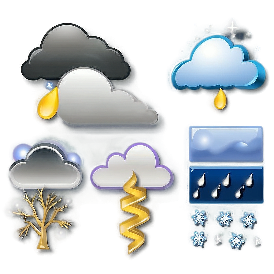 Simple Weather Symbols Png 83 PNG Image