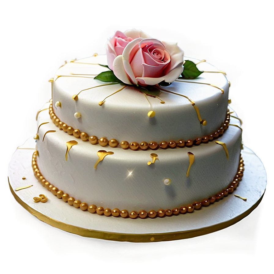 Simple Wedding Cake Png 06122024 PNG Image