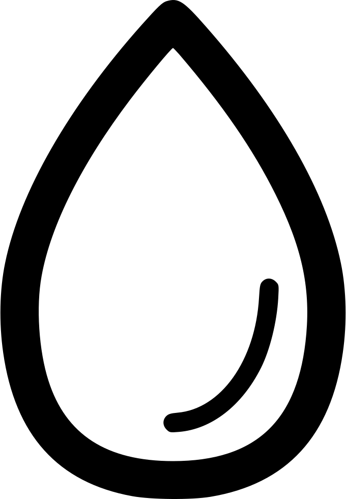 Simplified Oil Drop Icon PNG Image