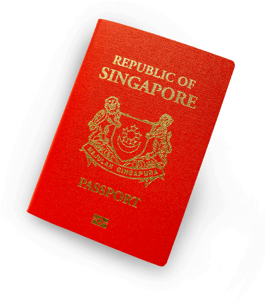 Singapore Passport Cover PNG Image