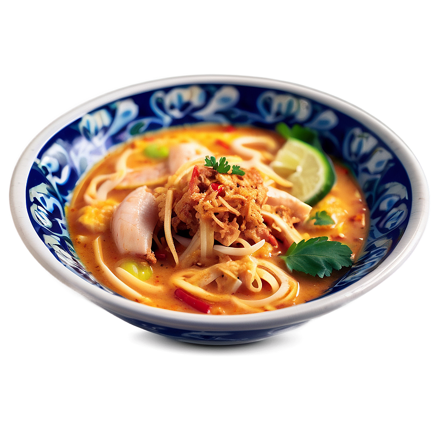 Singaporean Laksa Dish Png Luj PNG Image