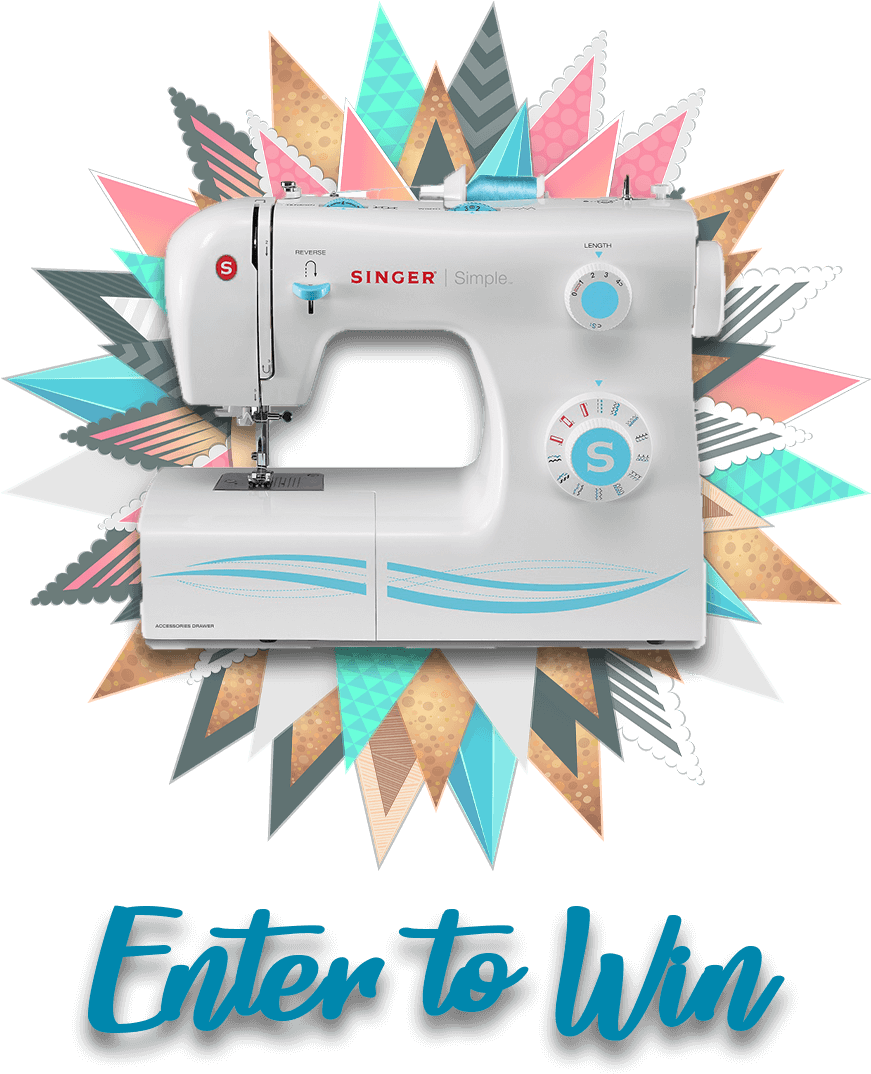 Singer Sewing Machine Giveaway PNG Image