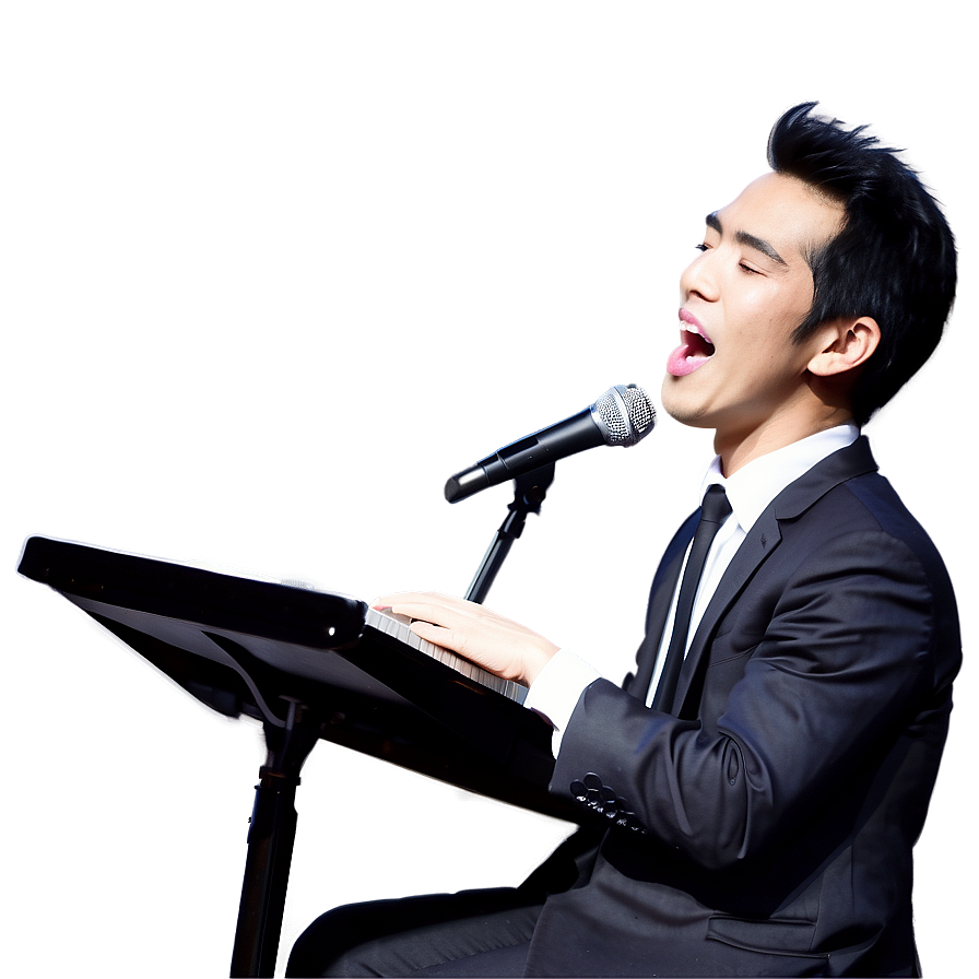 Singing With Piano Png Pyr PNG Image