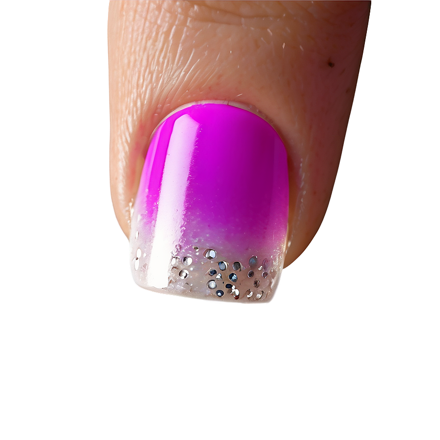 Single Acrylic Nail B PNG Image