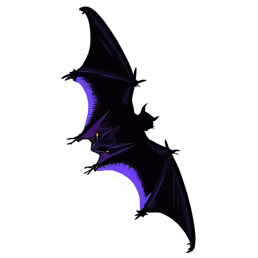 Single Bat Silhouette Png 13 PNG Image