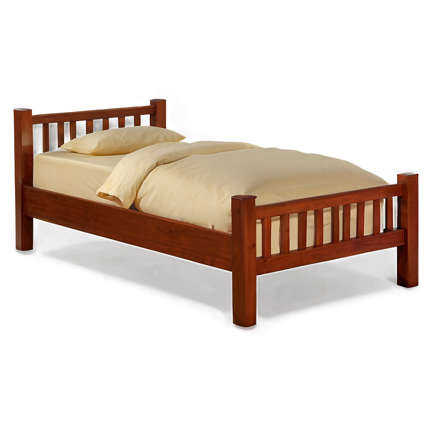 Single Bed Minimalist Png Skc79 PNG Image