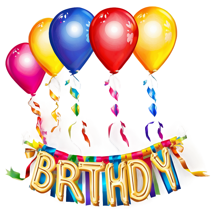 Single Birthday Balloon Png 06272024 PNG Image