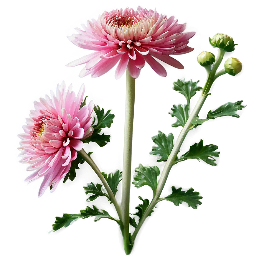 Single Chrysanthemum Stem Png 06112024 PNG Image