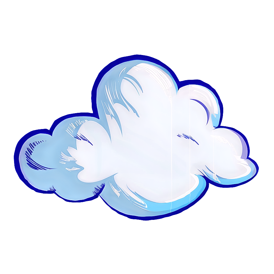 Single Cloud Transparent Png Lno PNG Image