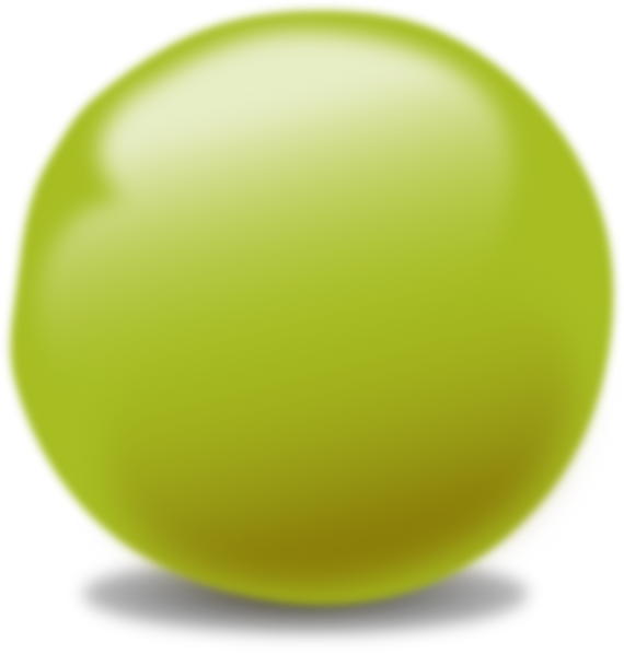 Single Green Pea Graphic PNG Image