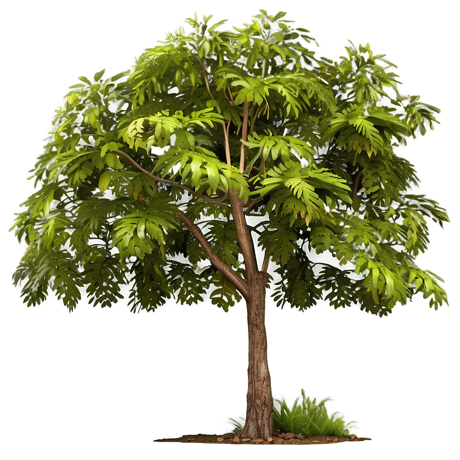 Single Tree Elevation View Png 06262024 PNG Image