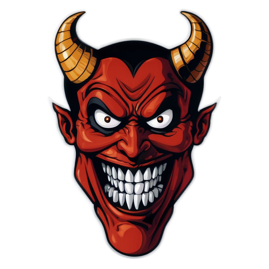 Sinister Devil Face Png Nkj76 PNG Image