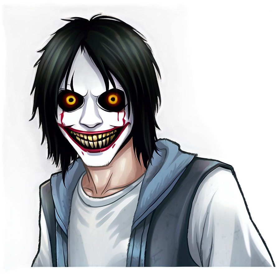 Sinister Jeff The Killer Illustration Png 06252024 PNG Image