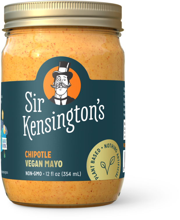 Sir Kensingtons Chipotle Vegan Mayo Jar PNG Image