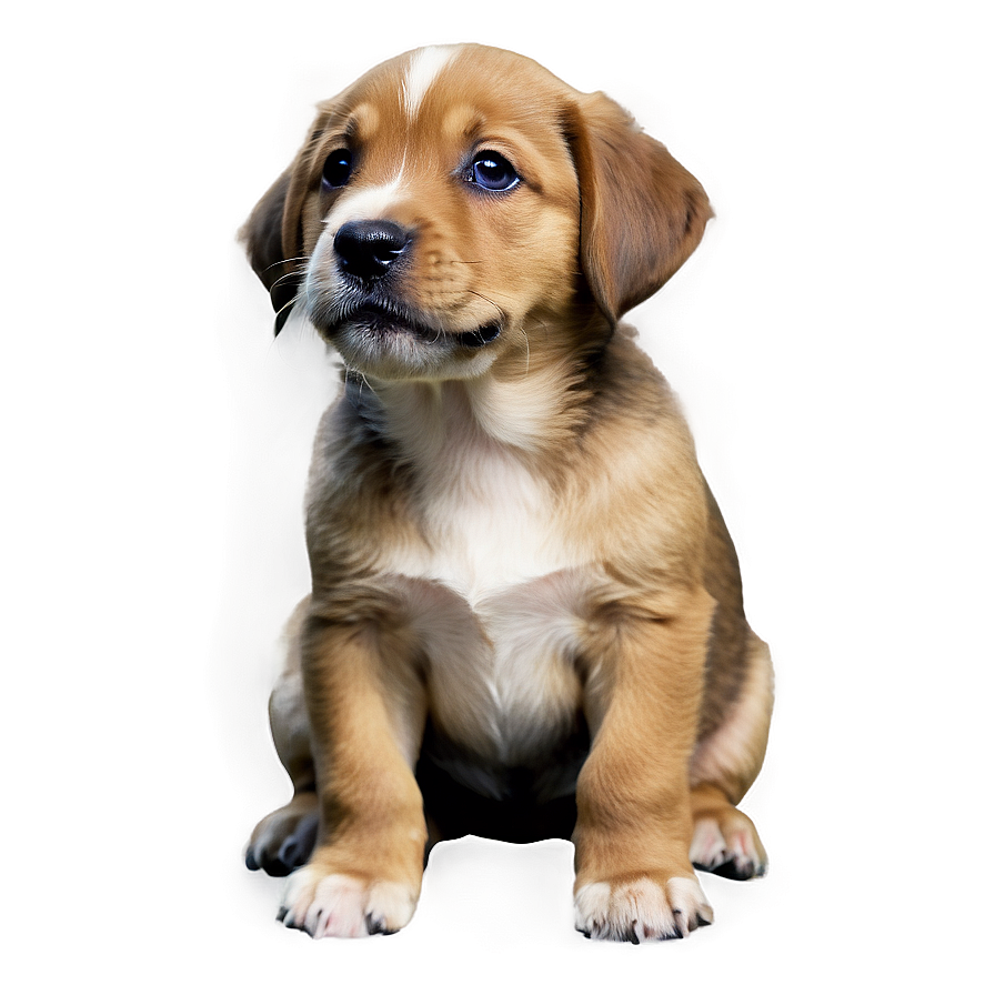 Sitting Puppy Png Hqb16 PNG Image