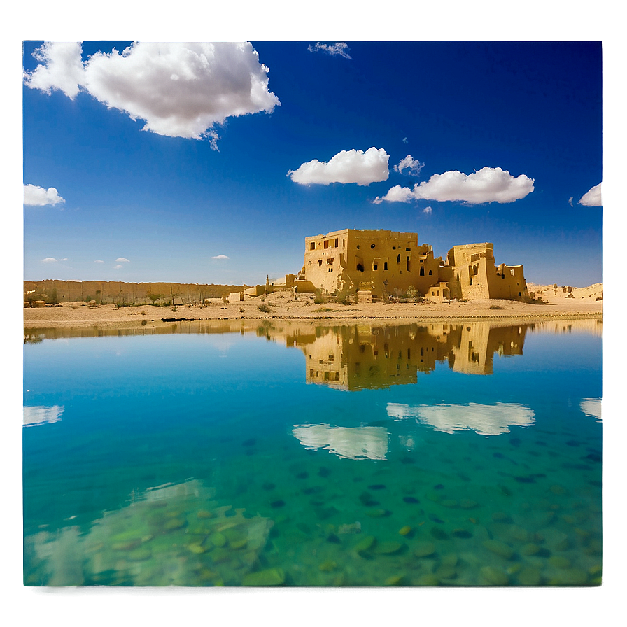 Siwa Oasis Egypt Landscape Png Obq84 PNG Image