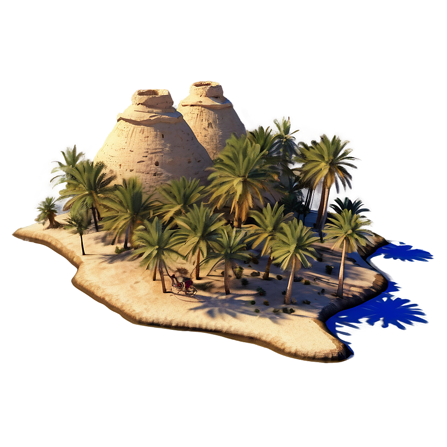 Siwa Oasis Egypt Landscape Png Oes1 PNG Image