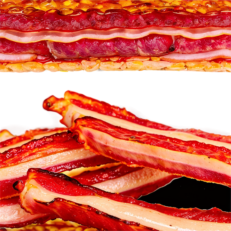 Sizzling Bacon Strips Png Gyg PNG Image